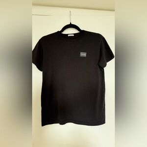 Dolce & Gabbana Black Short Sleeve Tee